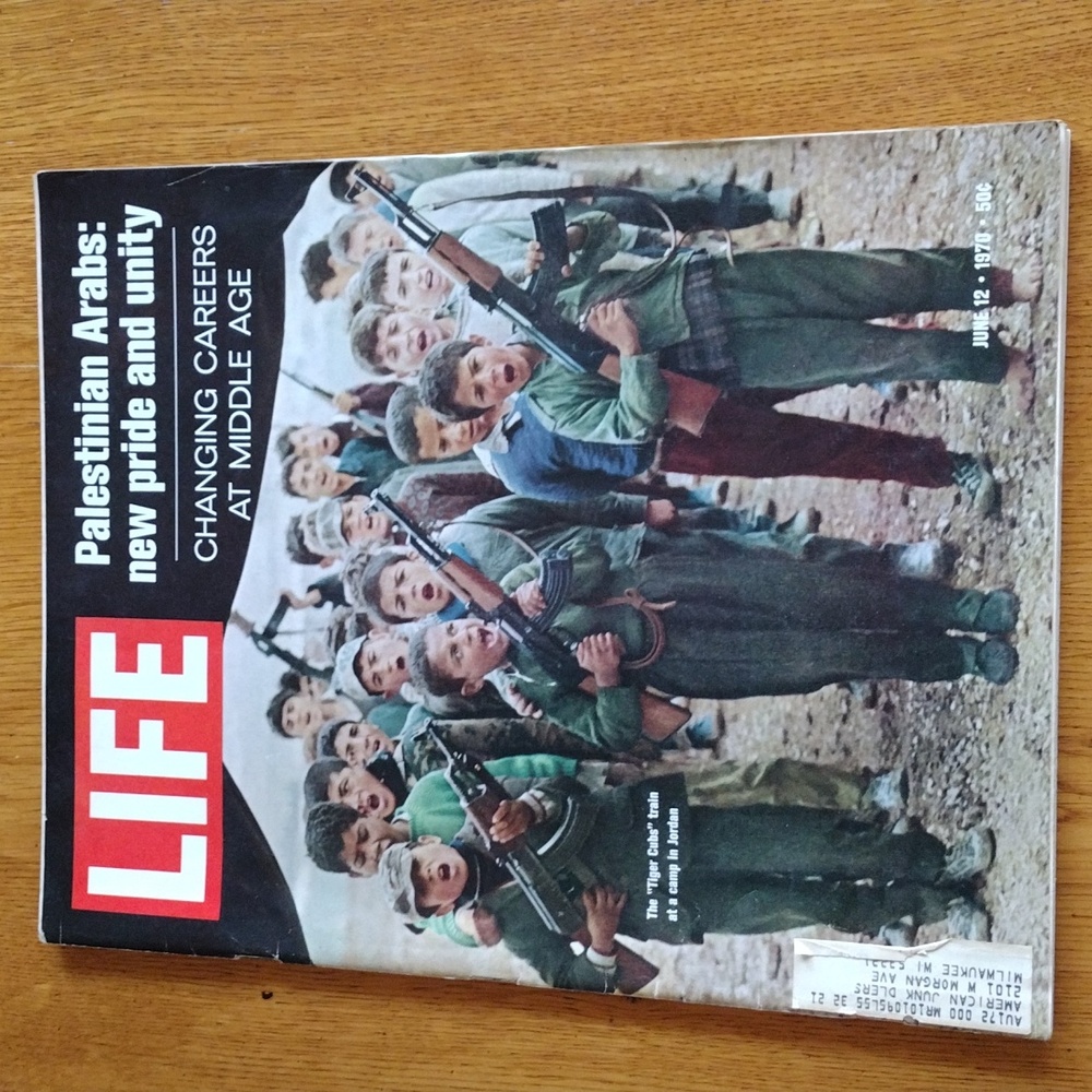 Life Magazine 1970 Palestinian Arab Commandos, Jensenism, Catch-22 Filming